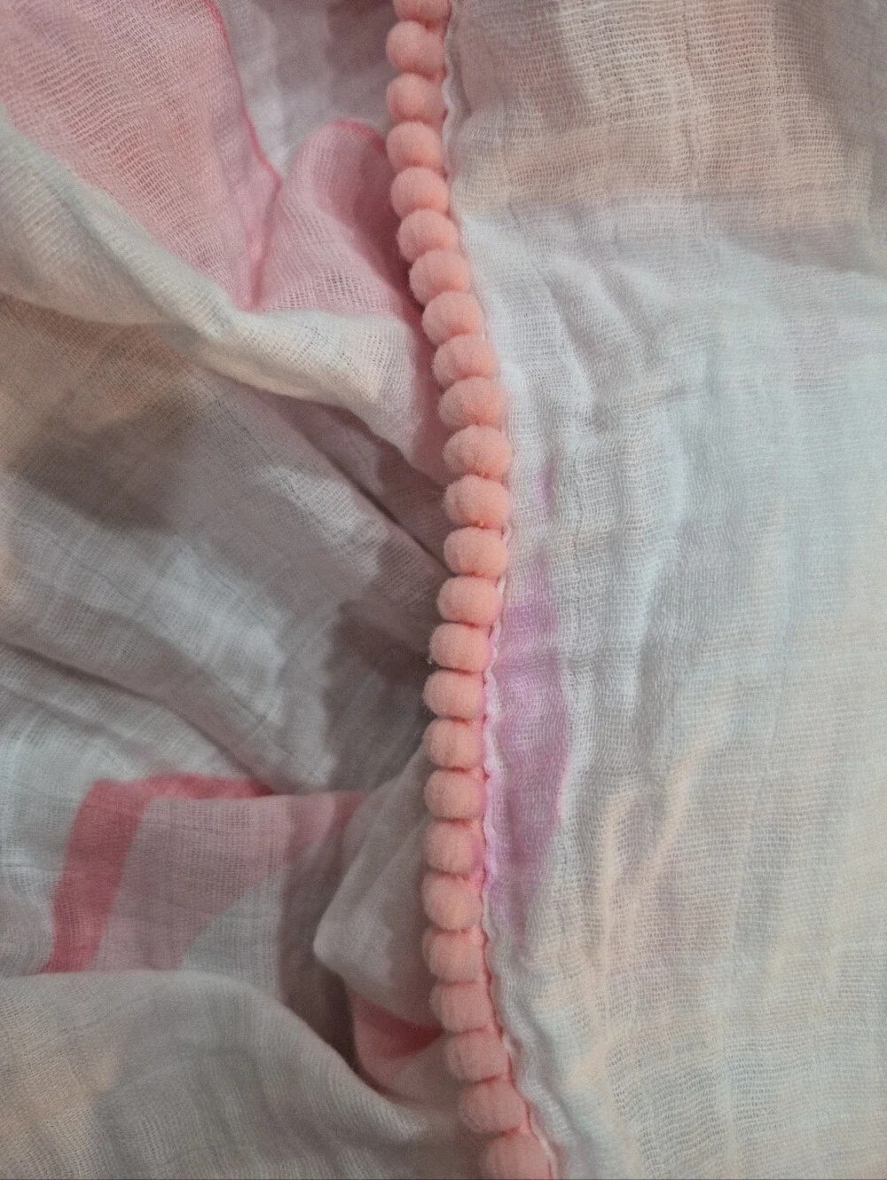 Baby Girl 100% Cotton Muslim Blanket Lovey Swaddle You Are Loved